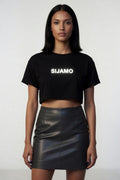 SIJAMO Reflective Crop Top