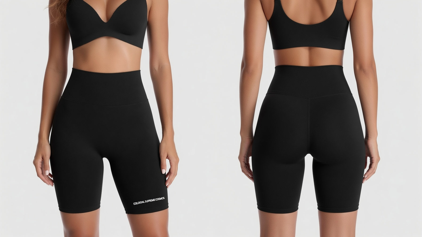 CSC Biker High-Rise Shorts (Black)