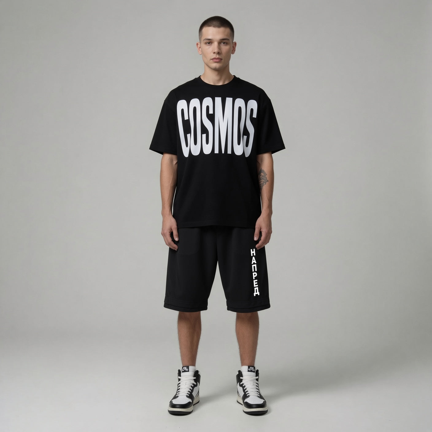 NAPRED/POZADI 3M Reflective Jersey Shorts (Black)
