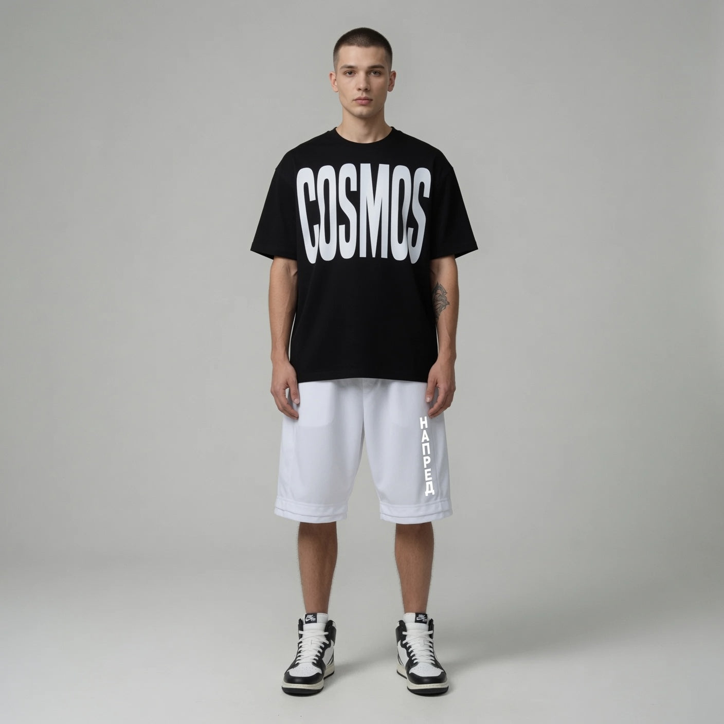 NAPRED/POZADI 3M Reflective Jersey Shorts (White)