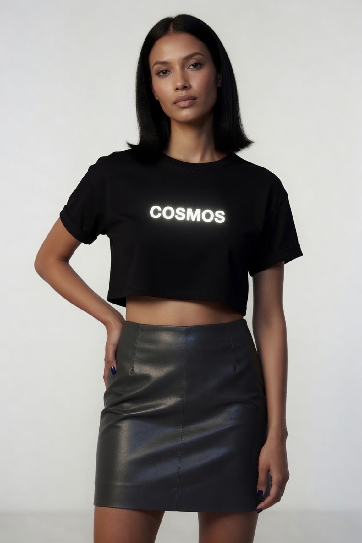 COSMOS Reflective Crop Top
