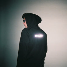 Load image into Gallery viewer, НАПРЕД/ПОЗАДИ 3M REFLECTIVE black hoodie
